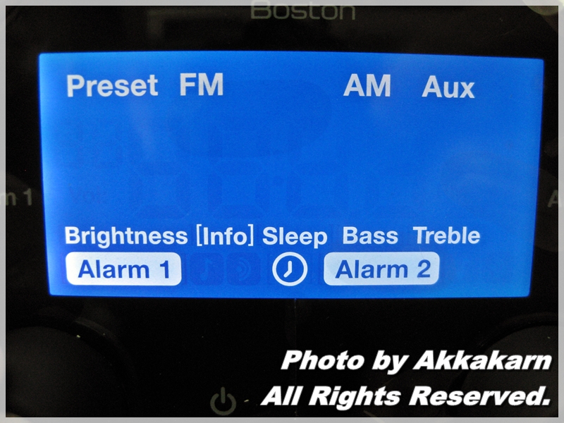 Boston Acoustics Solo II Clock Radio Էعԡһء ͹ͧ͹س FM AM AUX Snooze Clock Radio 